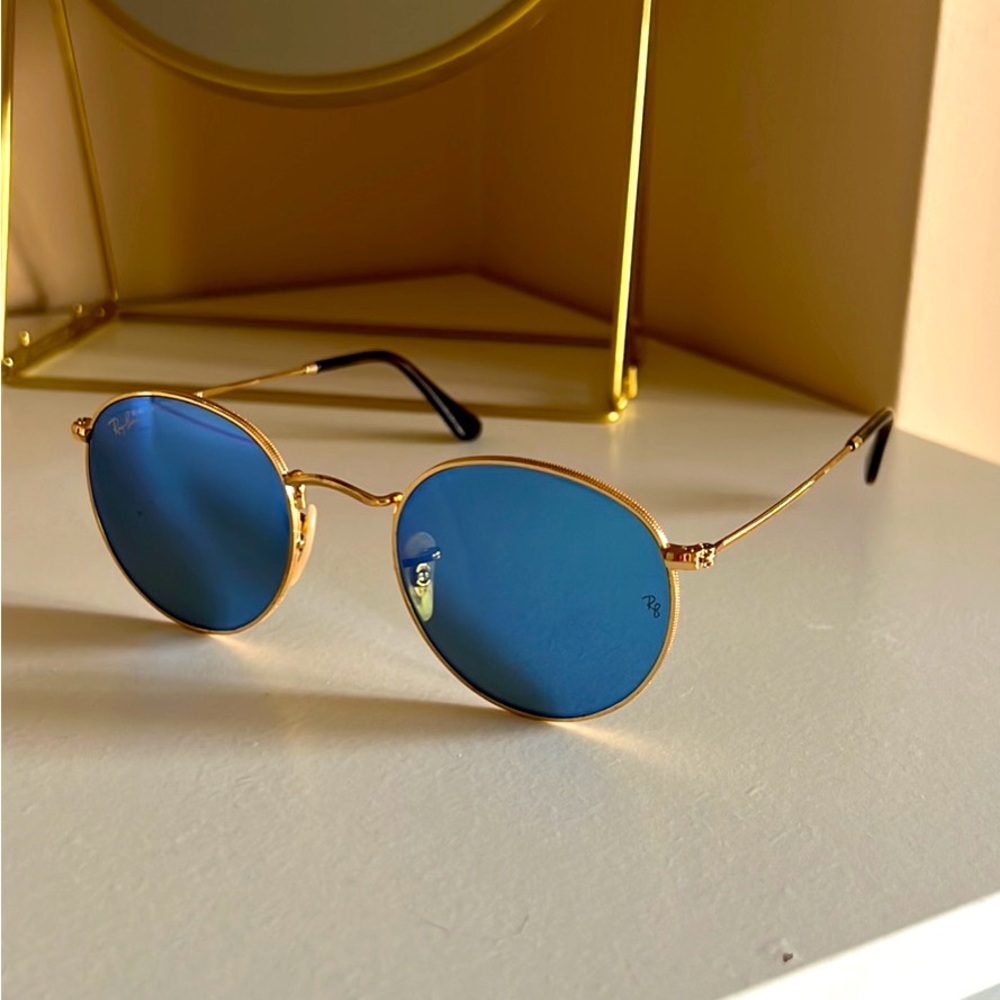 Ray Ban Flash Round Sunglasses